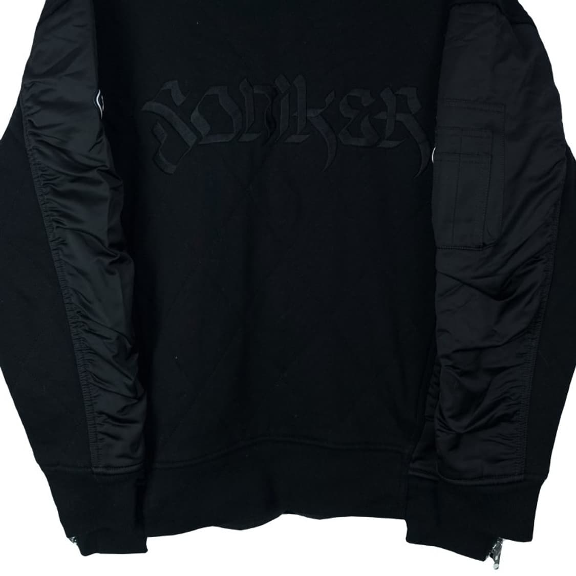 [엠엠아이씨] 신슐레이트 오버사이즈 맨투맨 블랙 M17911 상품이미지5