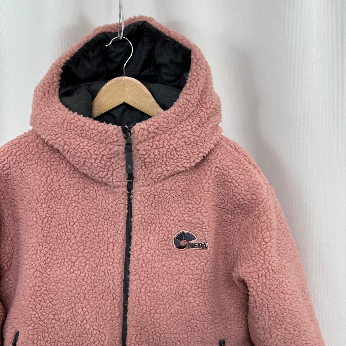   네파 여자 양면 후드패딩 거위털 솜빵빵 95 상품이미지5