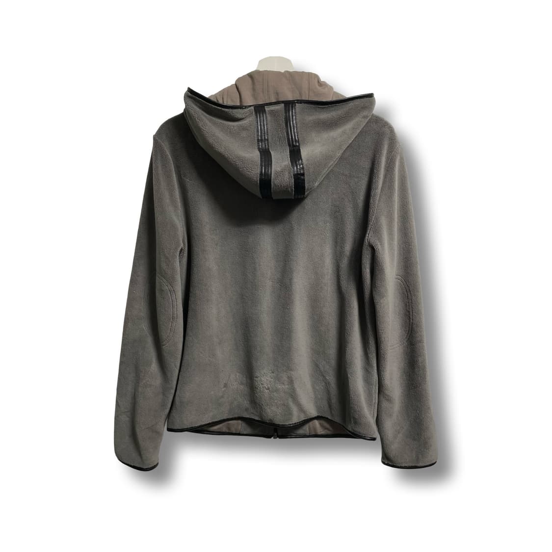 [S] 알마니 익스체인지 빈티지 레더포인트 후리스 후드 집업 상품이미지5