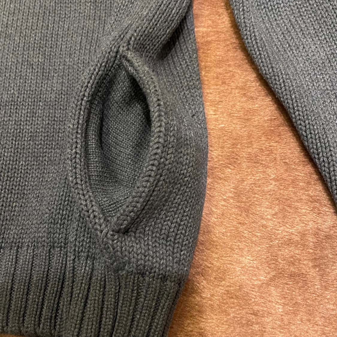 폴로 레터링 니트자켓 상품이미지10