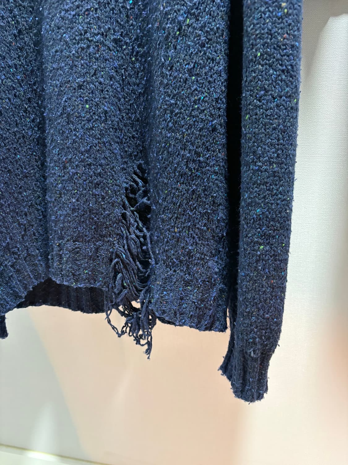 마르지엘라 데미지 니트 네이비 상품이미지3