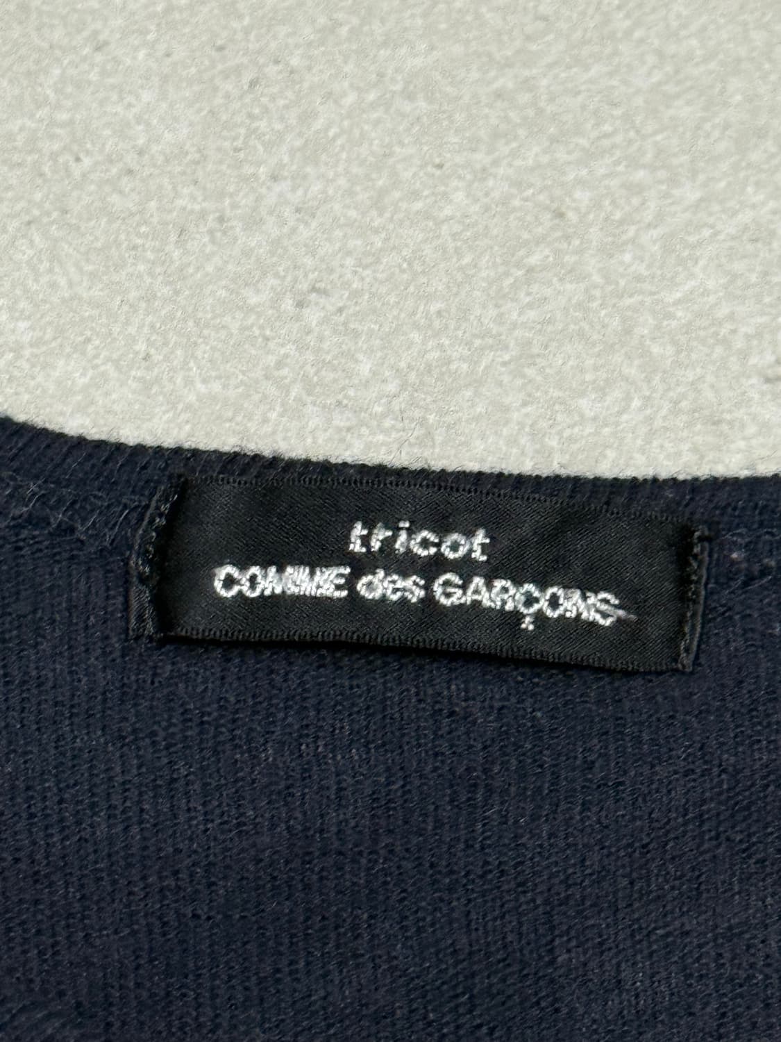 2001 꼼데가르송 5송이 장미 결합 울 니트 롱슬리브 스웨터 상품이미지3