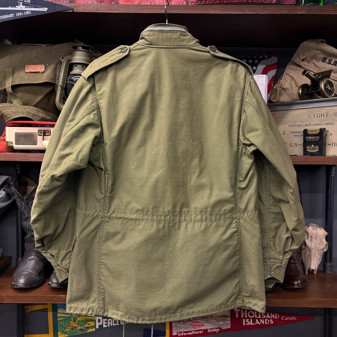 60s 오리지날 U.S ARMY M-1965 야전상의 필드자켓 N479 상품이미지8