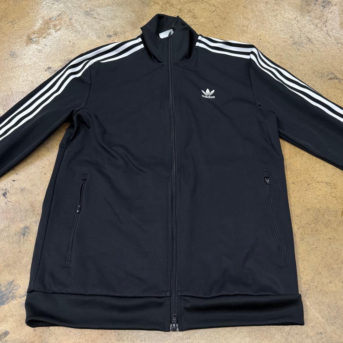 [정품/2XL] 아디다스 검흰 버켄바우어 삼선 트랙탑 블랙 져지 b14 상품이미지3