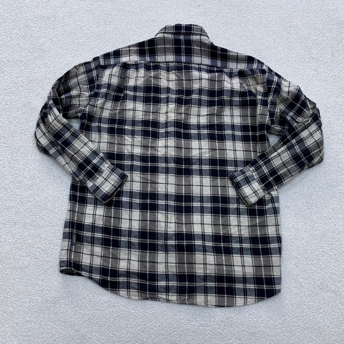 100 라코스테 체크패턴 긴팔 셔츠 0428E 상품이미지2