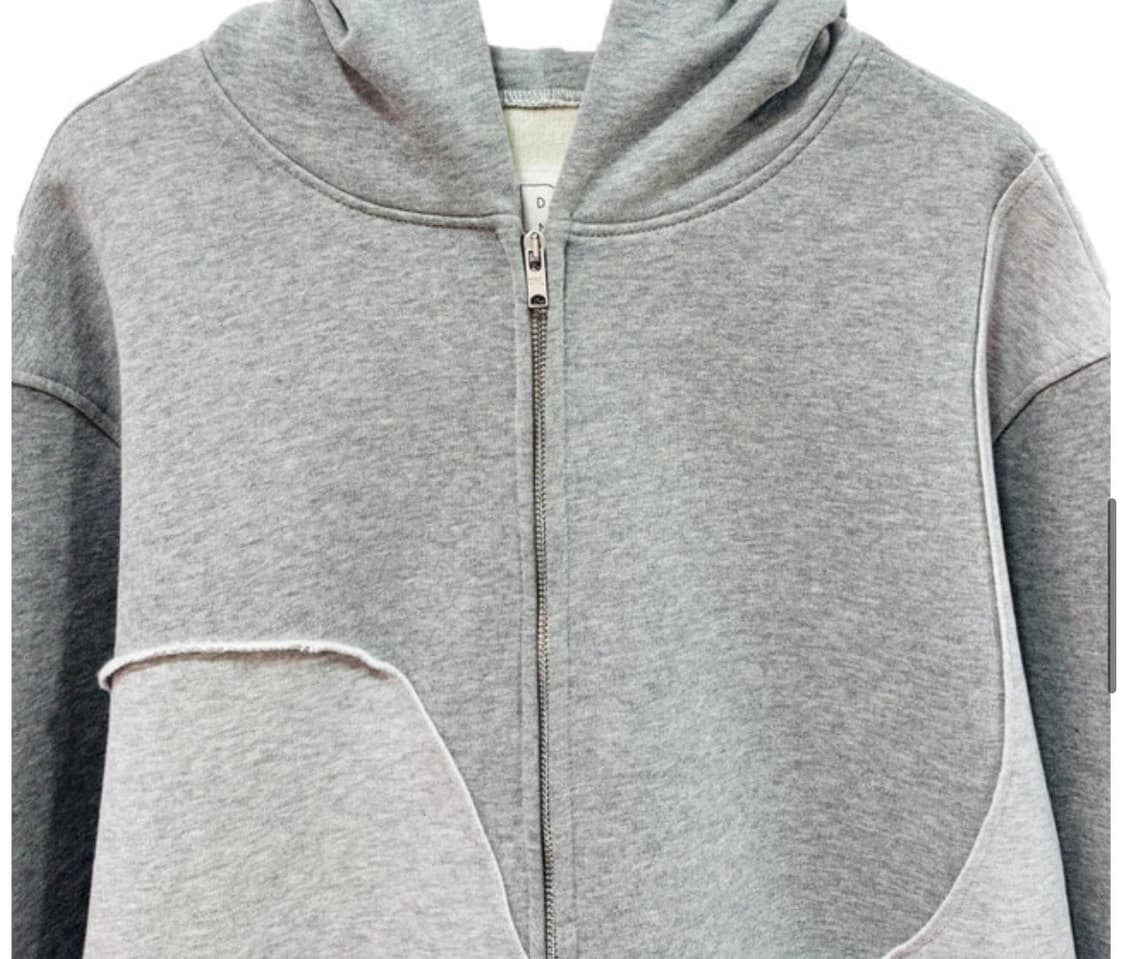 ERL 스월후드집업 그레이 상품이미지3