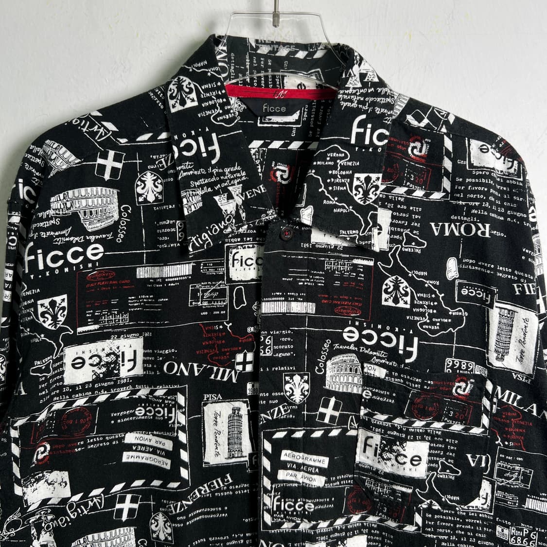 ficce 피체 빈티지 그래픽 프린팅 셔츠 L 상품이미지4