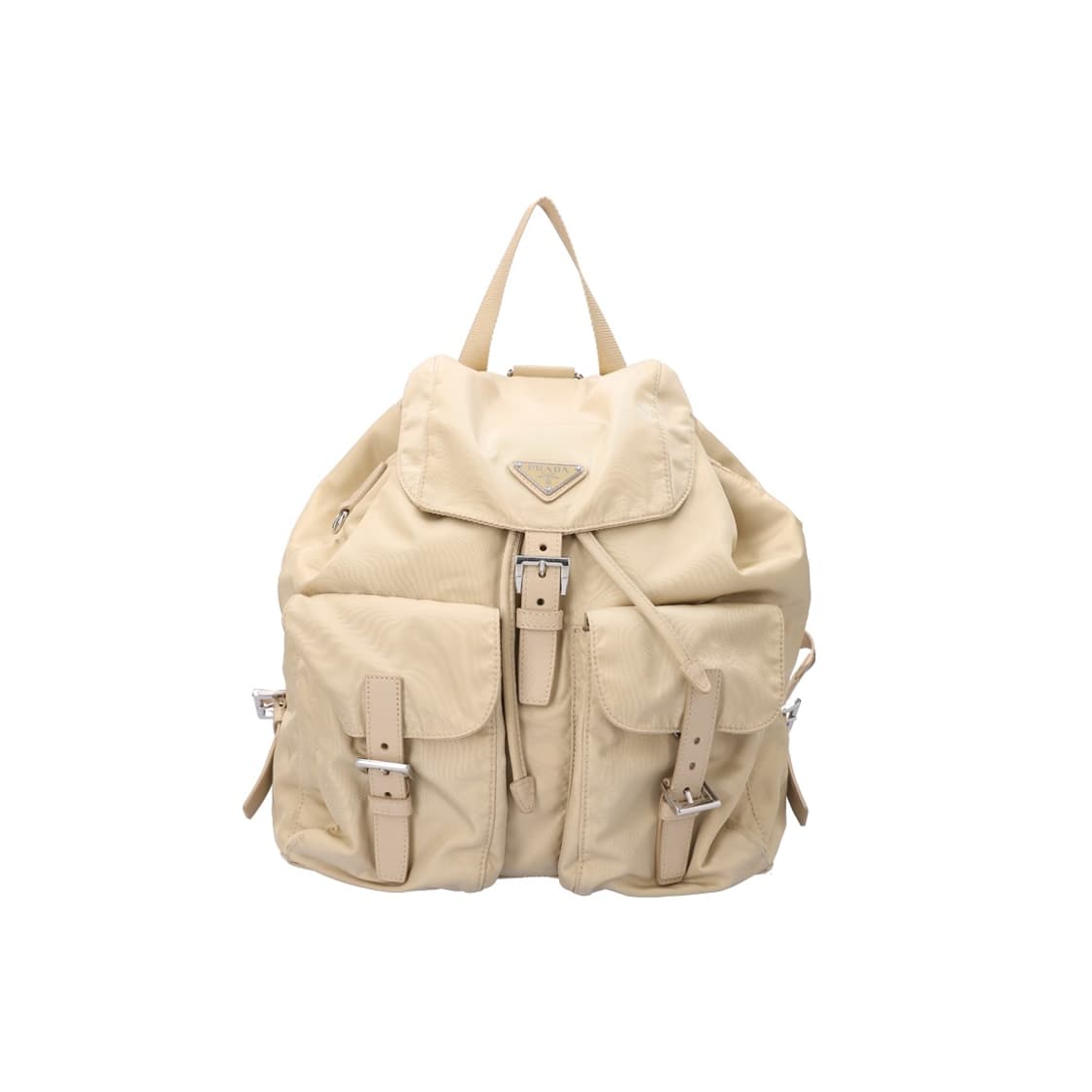 프라다 1BZ811 미디움 리나일론 백팩 베이지 상품이미지1