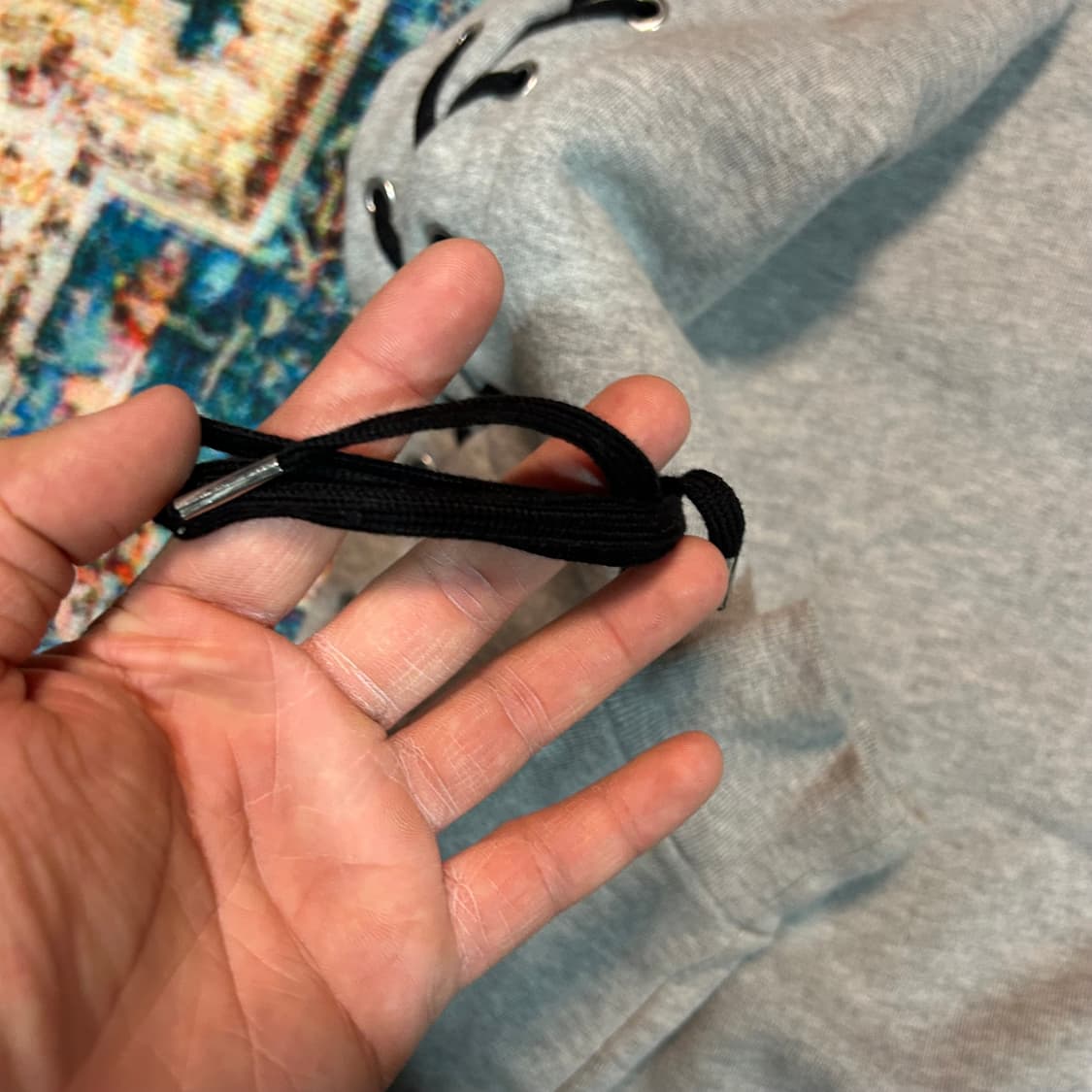 [M] 90s 장 폴 고티에 백 레이스 스웻셔츠 맨투맨 상품이미지4