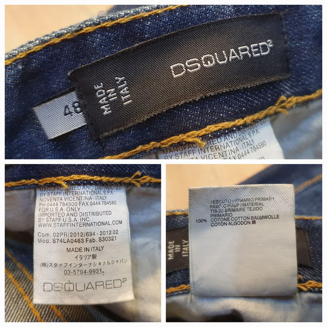 허리32/디스퀘어드2 데님팬츠 상품이미지9