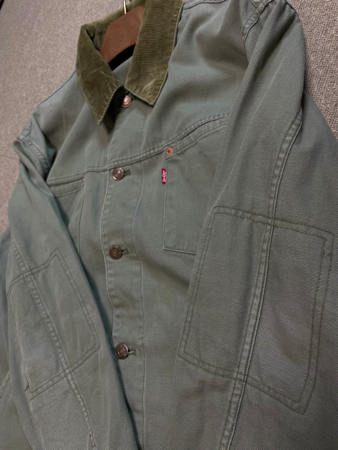 (L-100) 리바이스 레드탭 코튼 워크자켓 상품이미지4