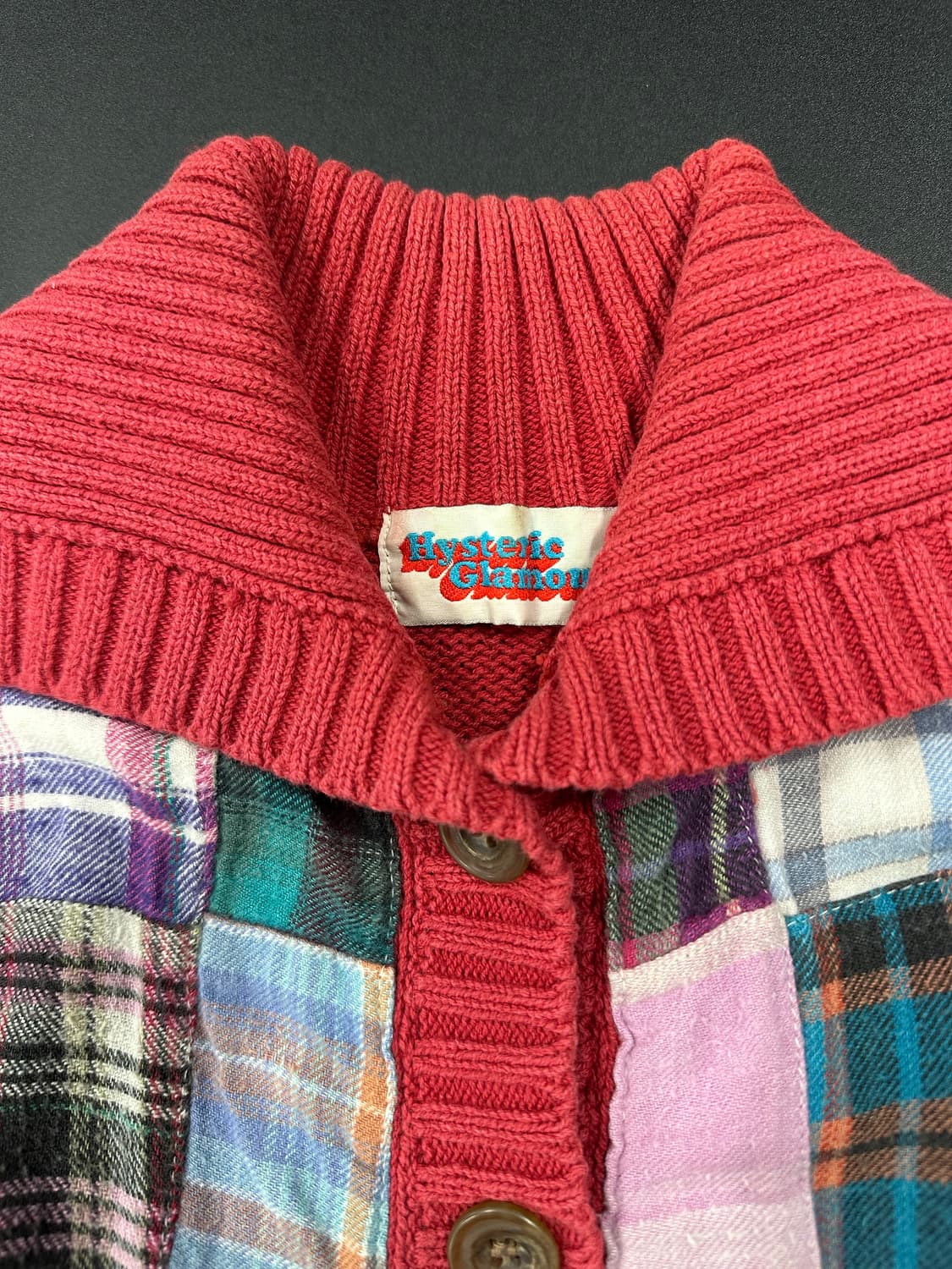 히스테릭 글래머 패치 니트 가디건 상품이미지5