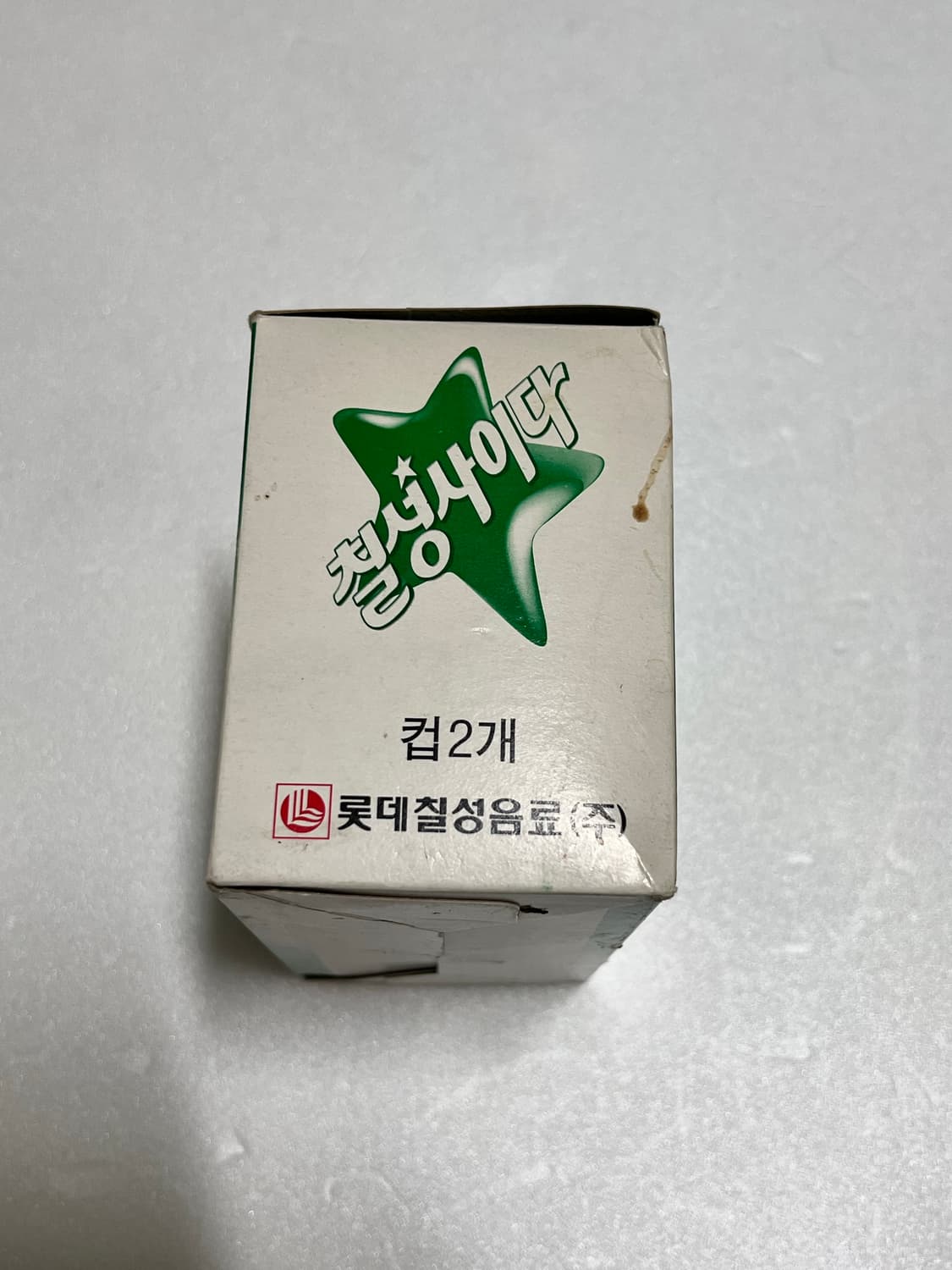 롯데칠성 빈티지 유리컵 새상품 상품이미지3