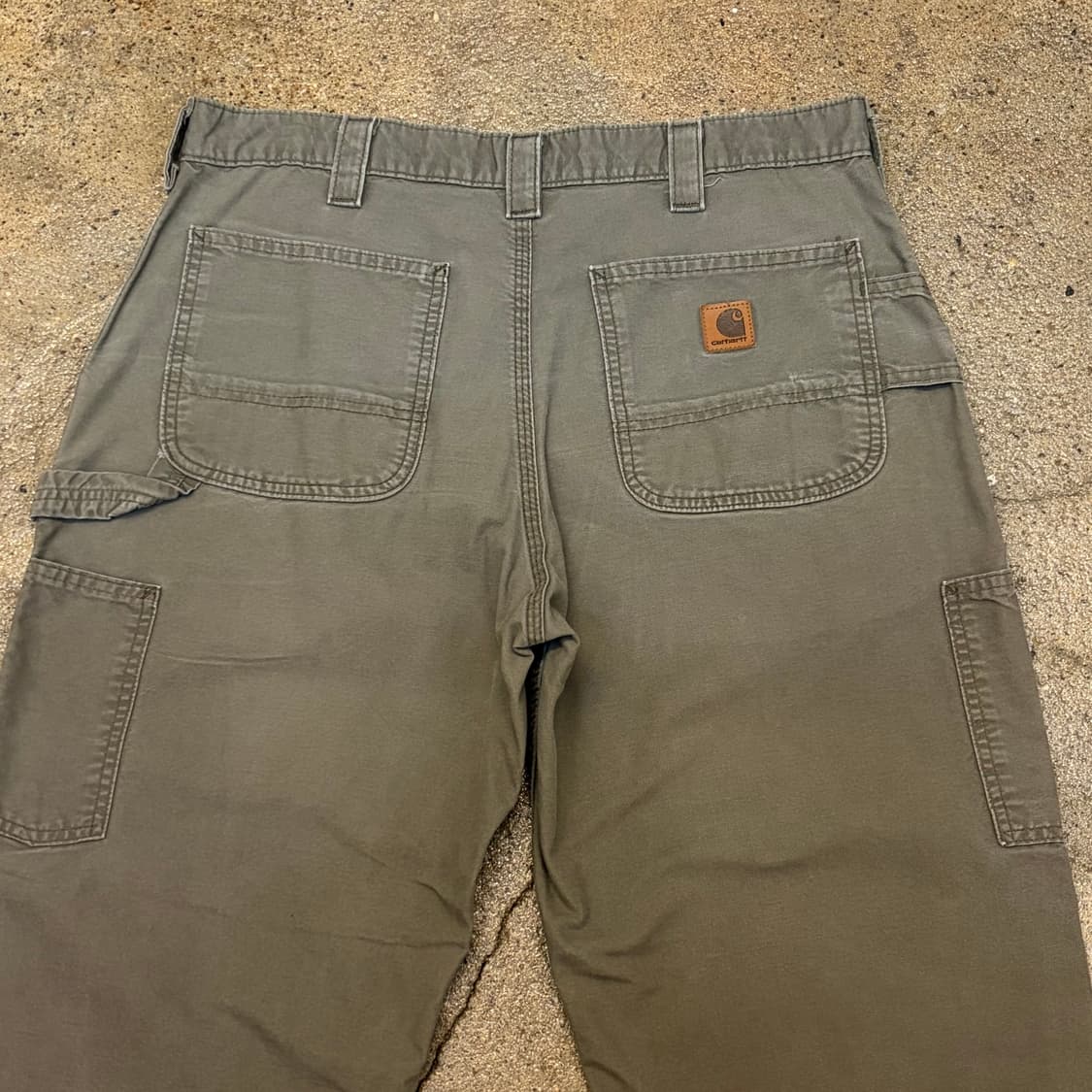 00s USA 빈티지 칼하트 헤비코튼 싱글니 워크팬츠 상품이미지7