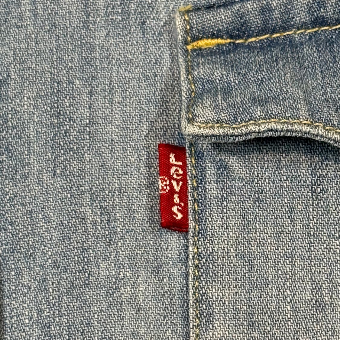 L) 리바이스 스탠다드 투포켓 웨스턴 데님 셔츠 상품이미지4