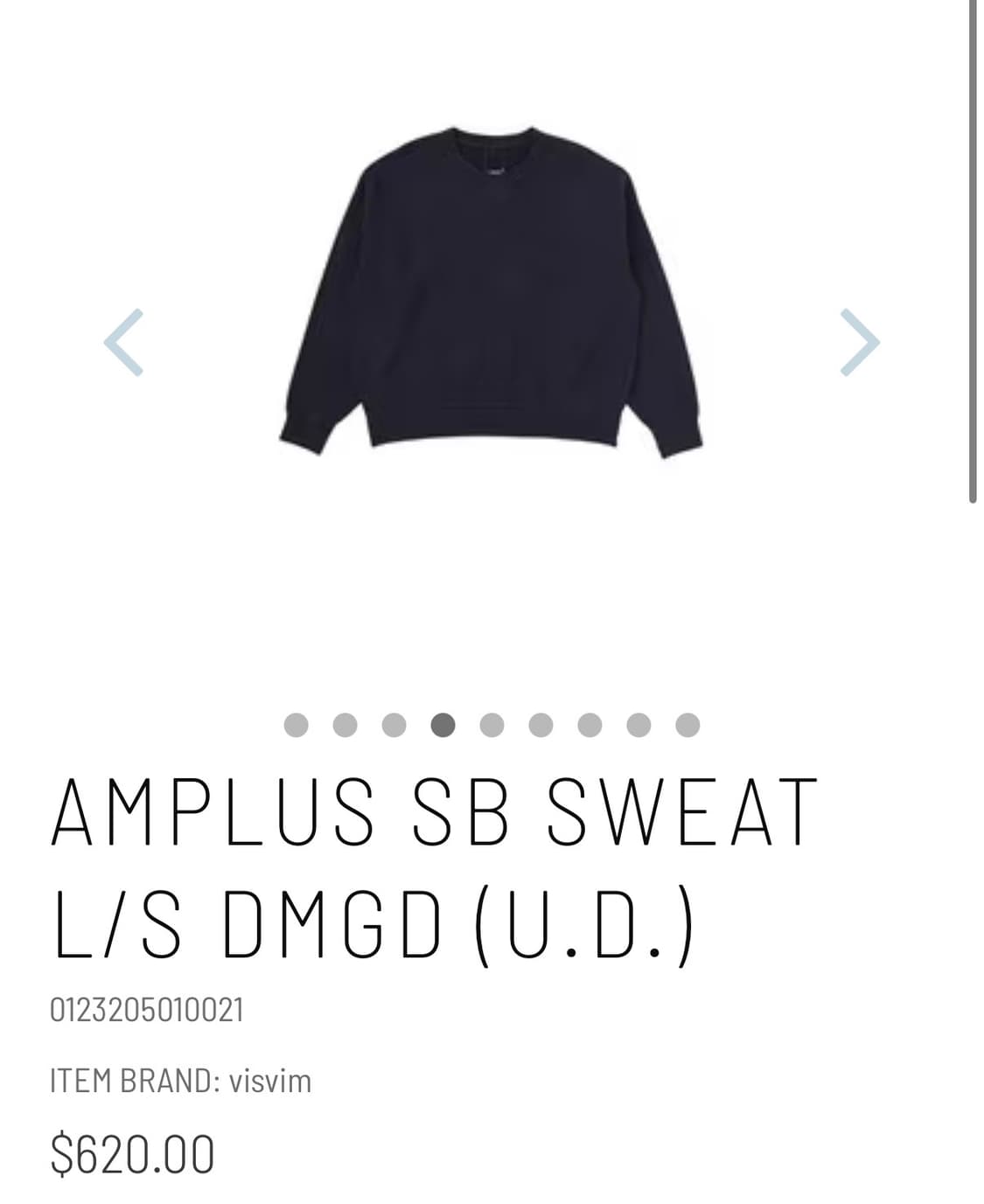 비즈빔 23aw 앰플러스 DMGD 언이븐다이 UD 네이비 4 상품이미지3