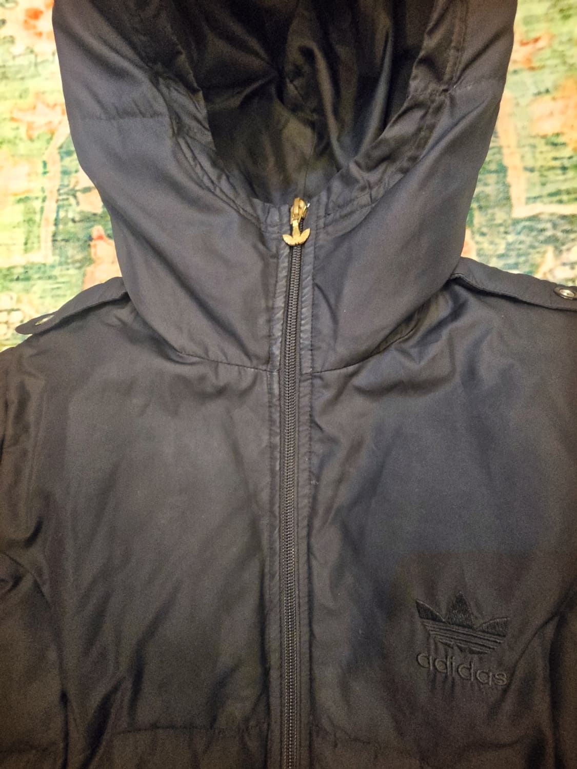  아디다스 Adidas
 오리저널 블랙 롱패딩 상품이미지2