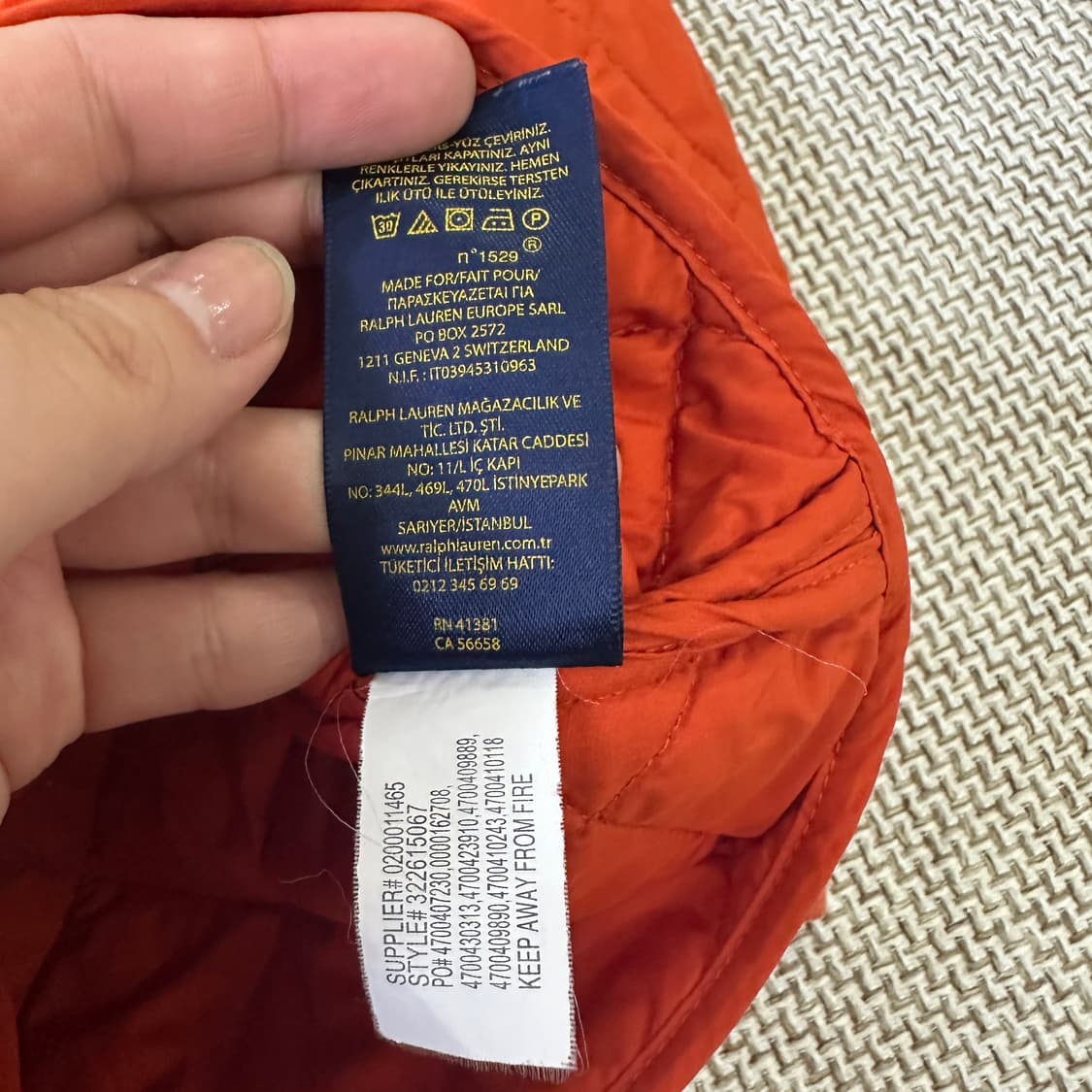 7 폴로랄프로렌 키즈 퀄팅 자켓 0417D 상품이미지3