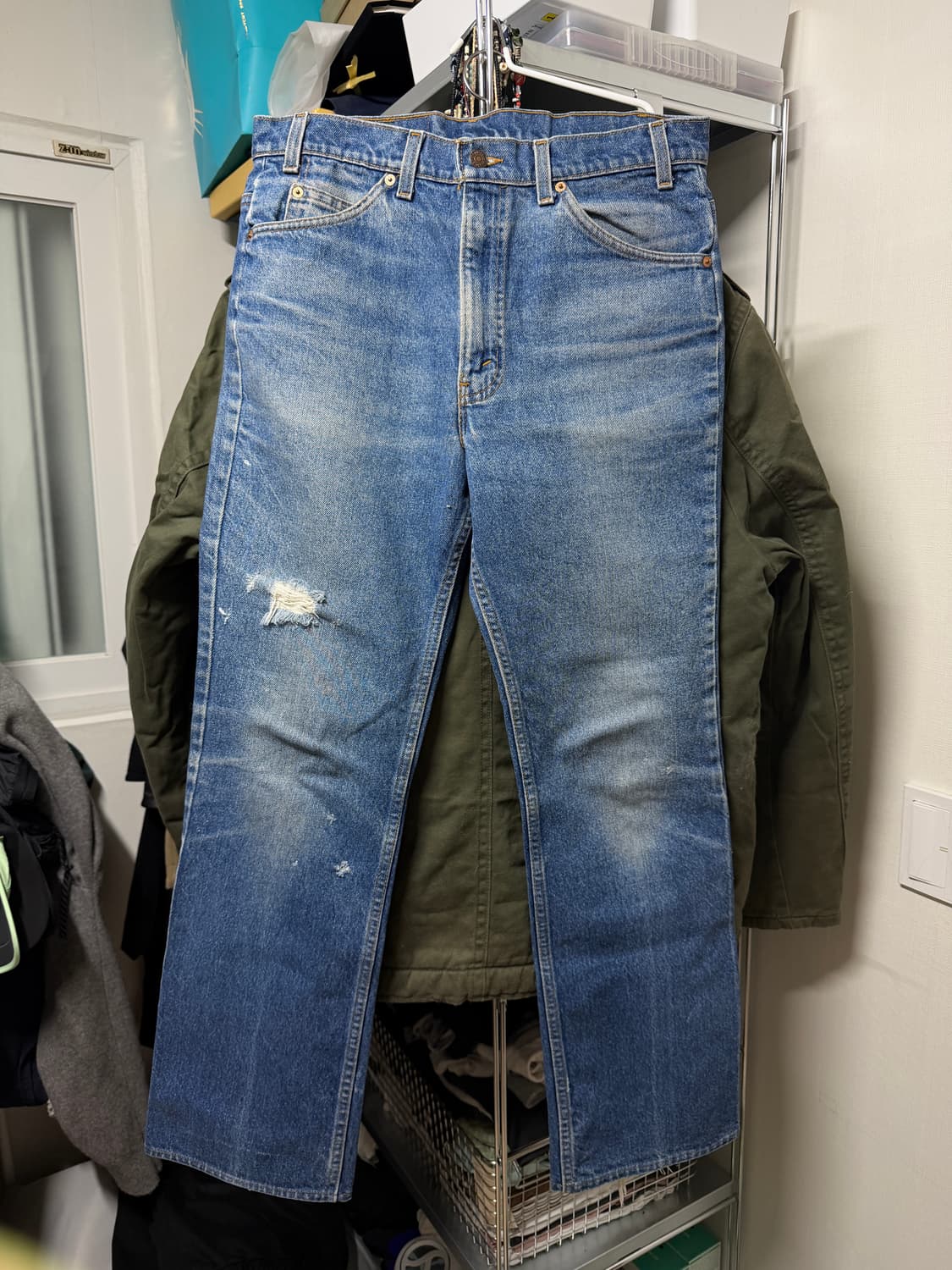 Vintage Levi's 517 Orange tab 34x32 상품이미지1