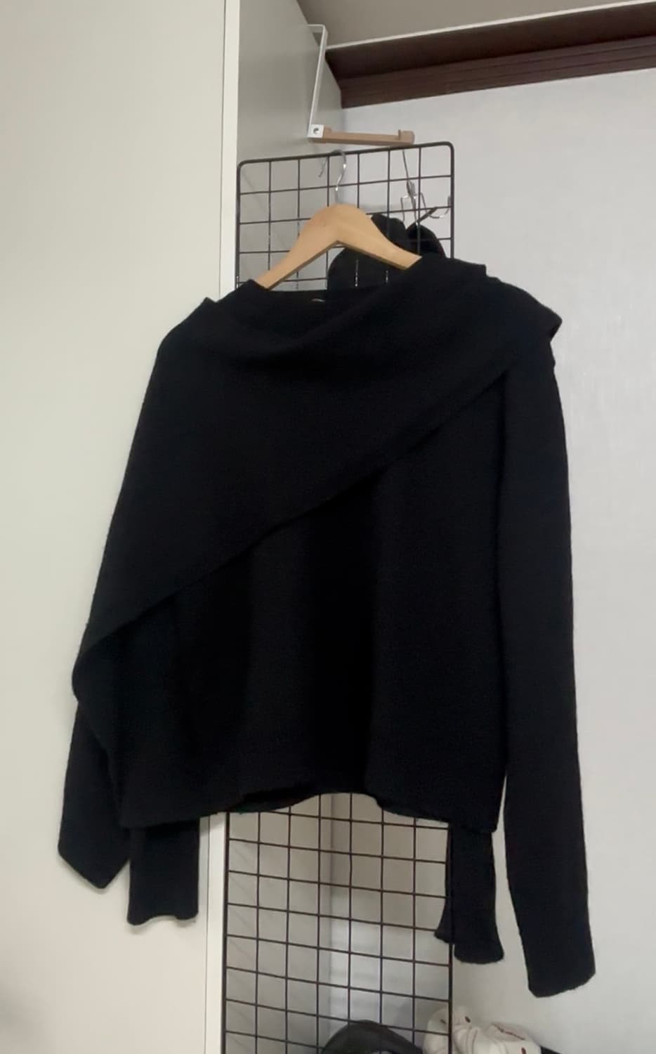 GBH 22WI TASMANIA MUFFLER KNIT Black 상품이미지4