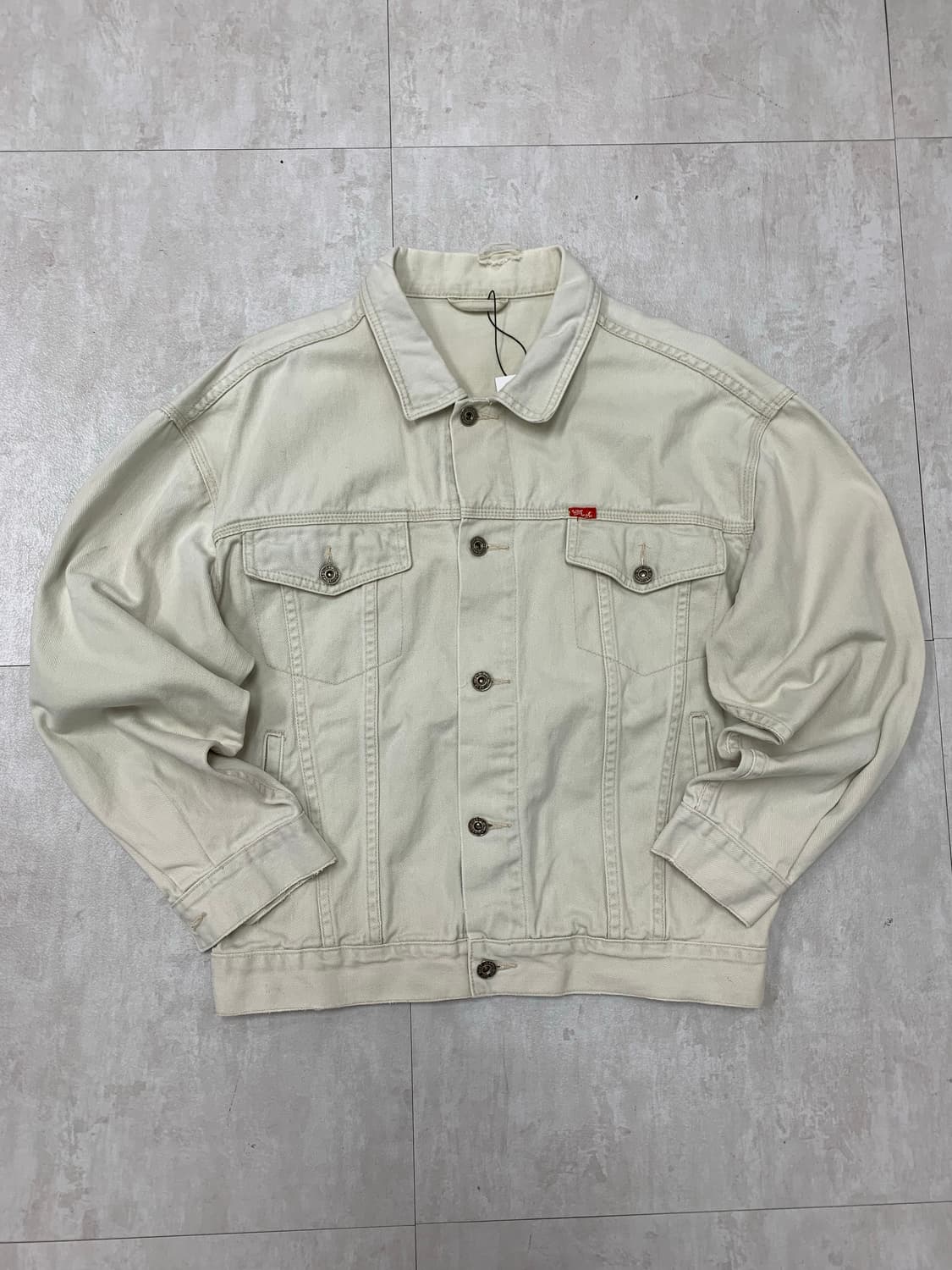 크림색 면자켓 #213 상품이미지1