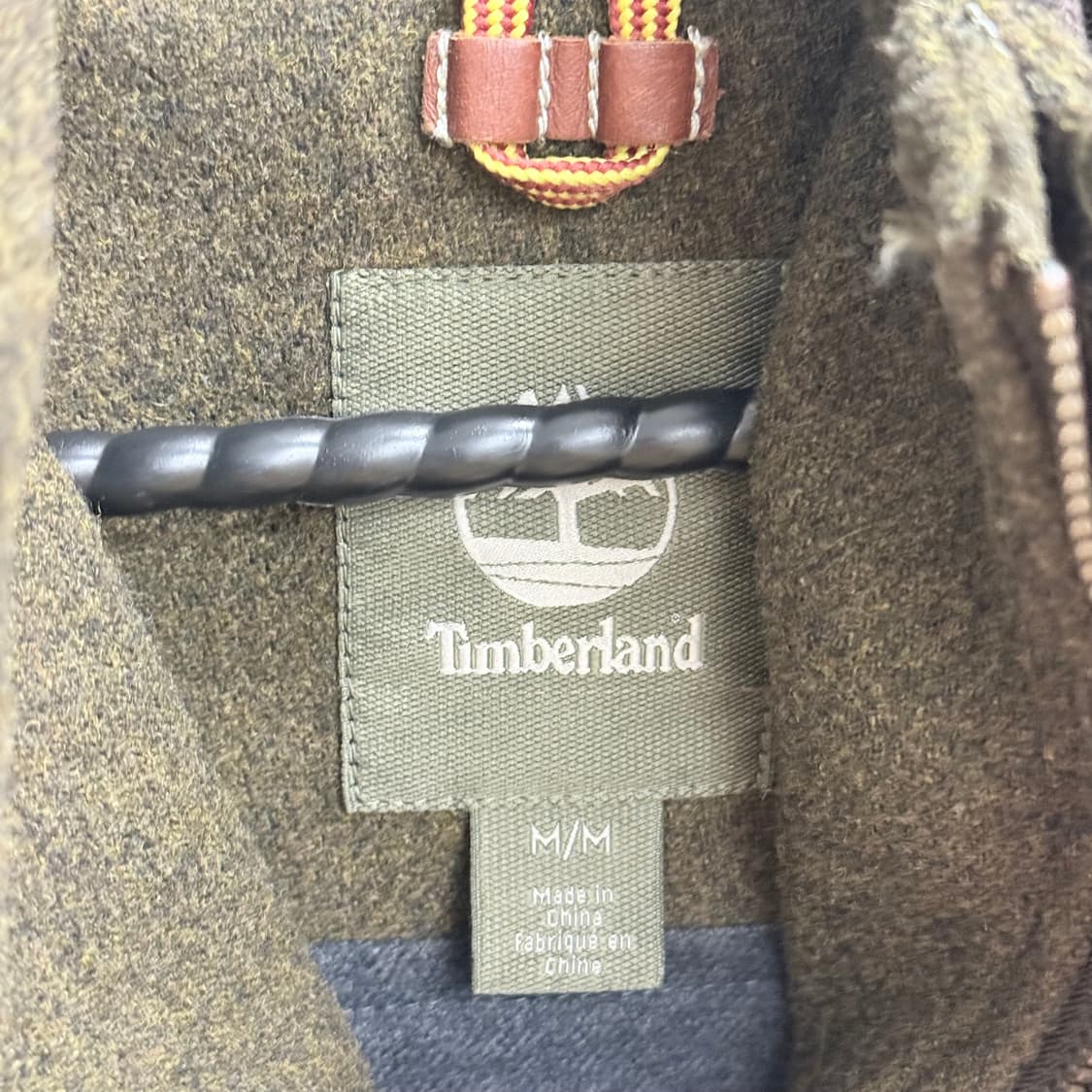 팀버랜드 카키색 후드 야상 코트 m 상품이미지2