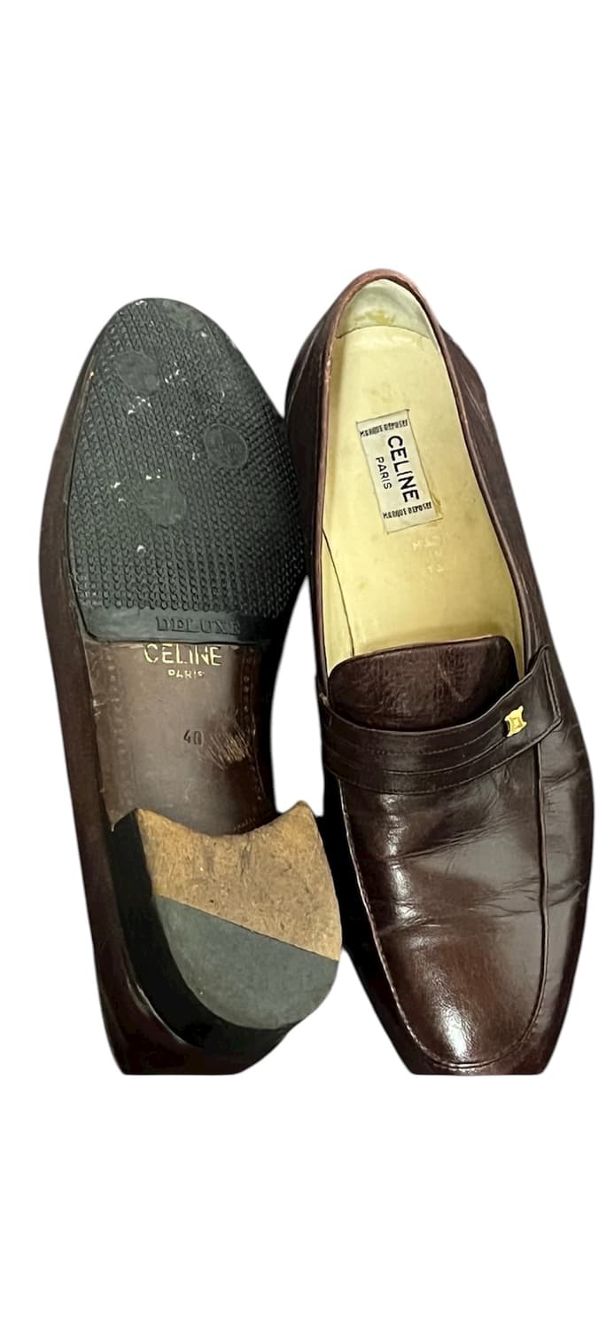 Celine Paris Polished Burgundy Loafer  상품이미지3