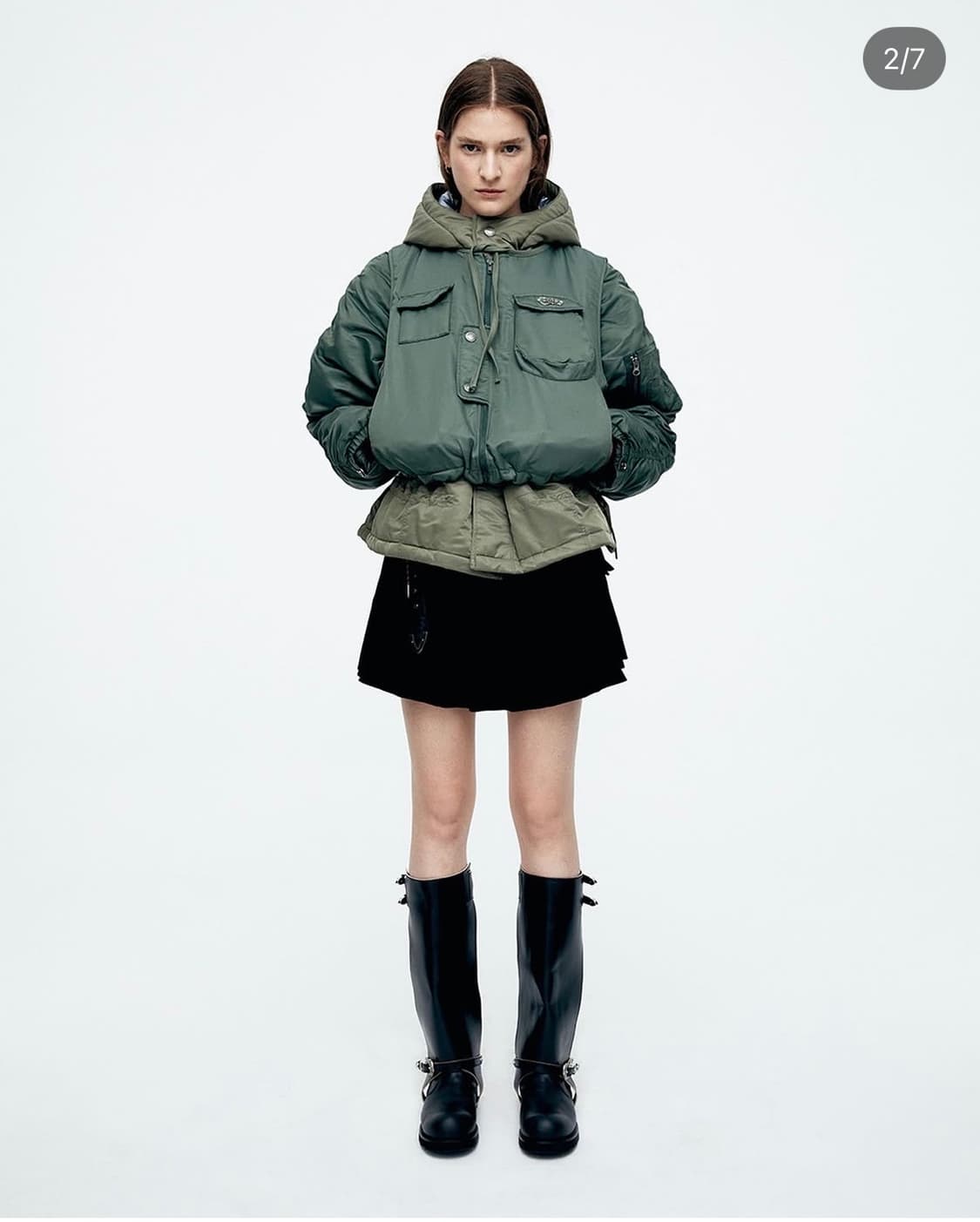 앤더슨벨(헤이든 베스트 레어드패딩s/m여성사이즈) 상품이미지2