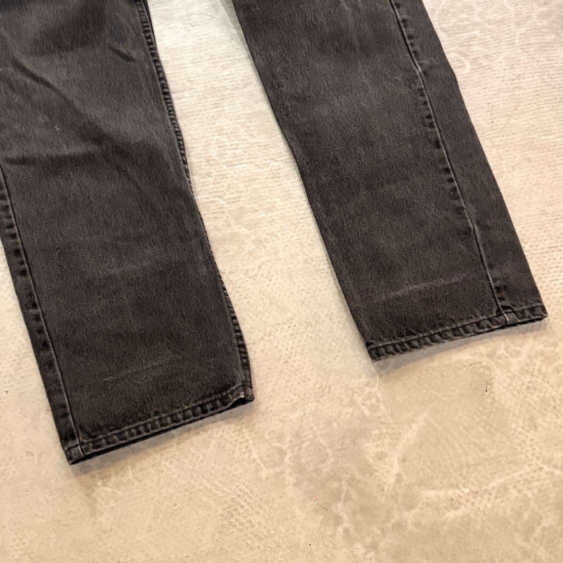 [38/32] 90s USA🇺🇸 리바이스 505 오렌지 탭 블랙 흑청 상품이미지3