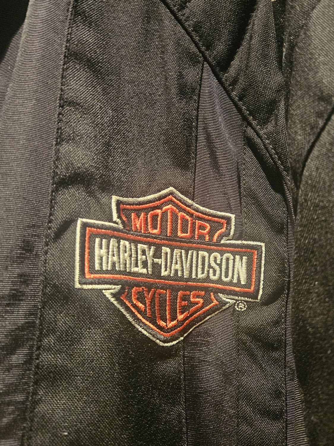 할리데이비슨 암포인트 자수 레터링 바이커자켓 3XL 상품이미지4