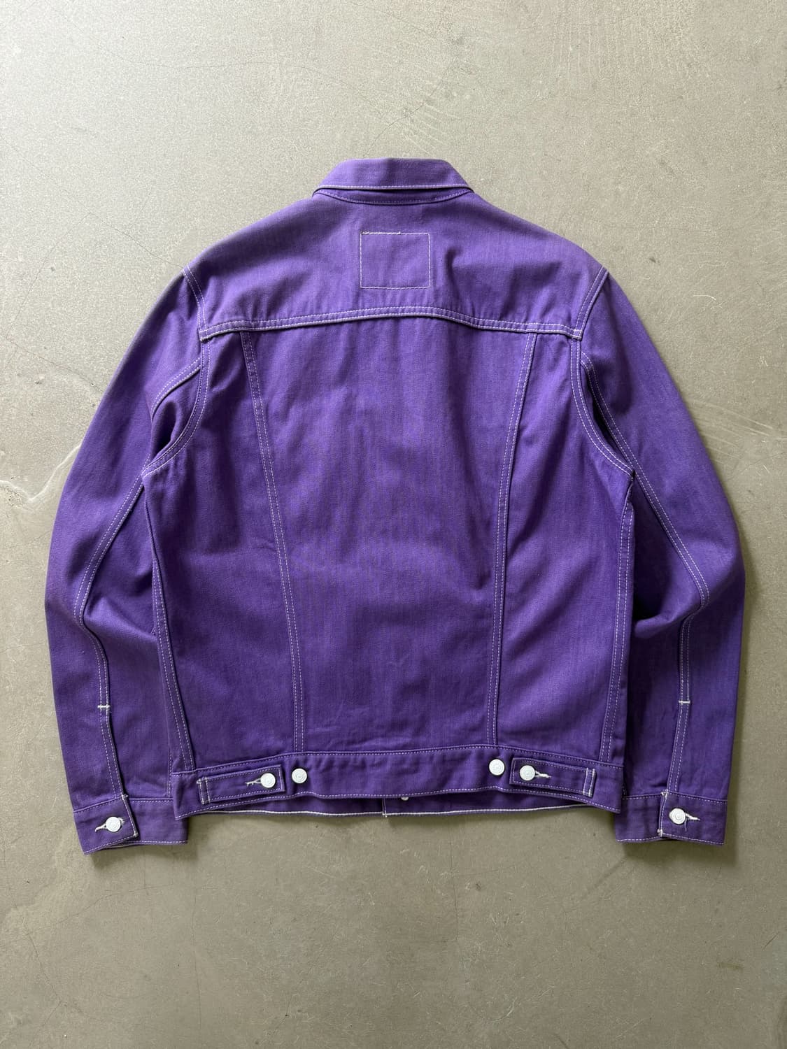 Levi's Purple Denim Trucker Jacket 상품이미지4