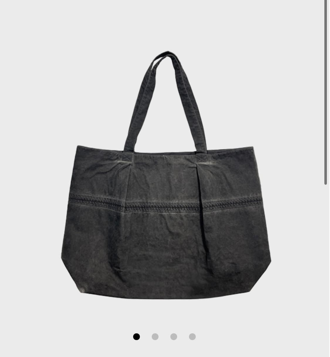 Bordr Garment Dyed Merrow Bag (Charcoal) 상품이미지1