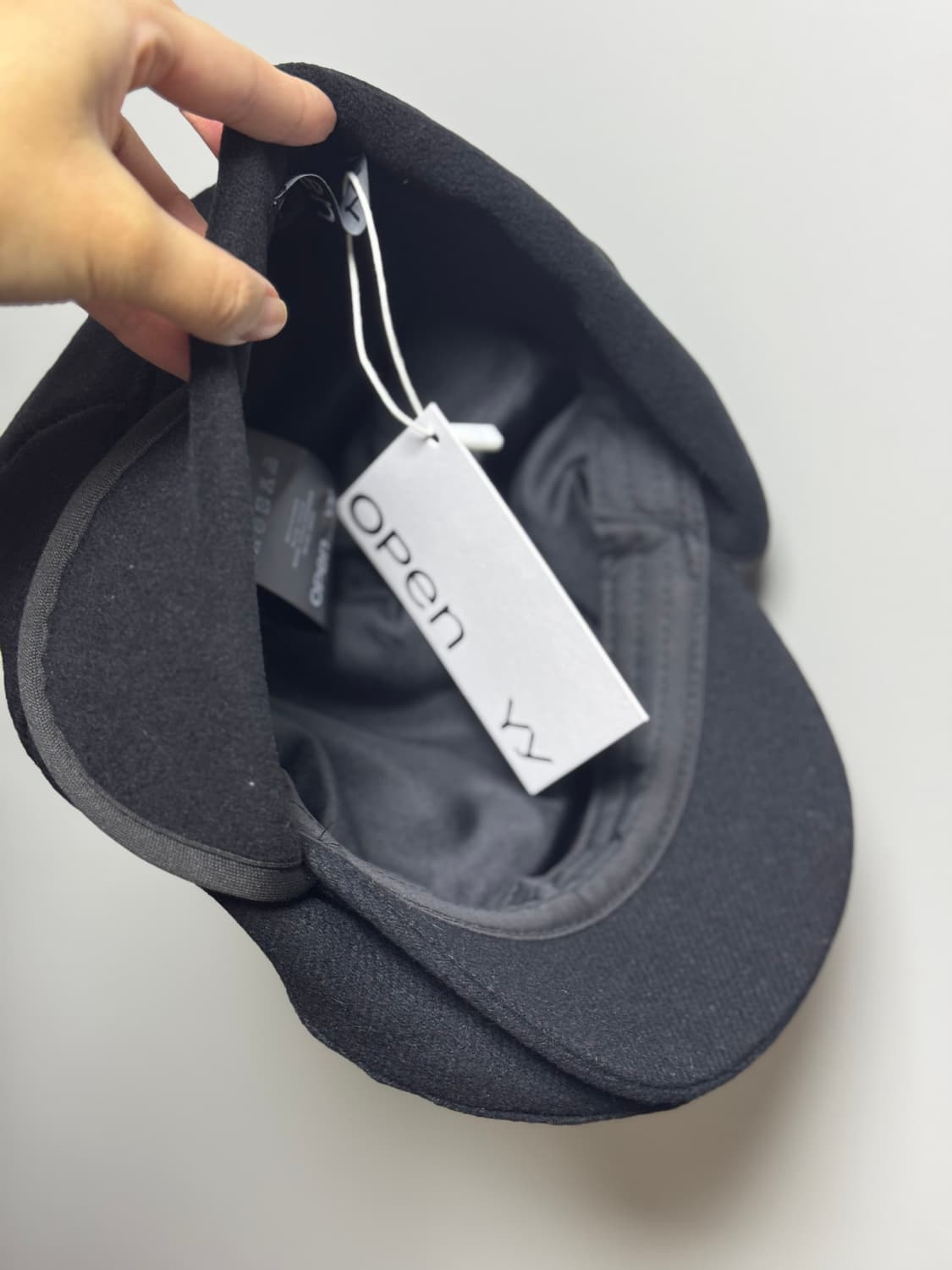 Open yy 바이시클 폴더블 이어플랩 모자 블랙 상품이미지4