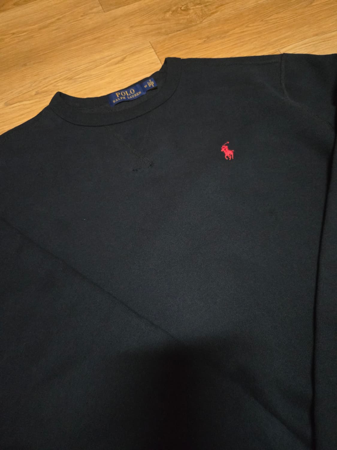 폴로 랄프로렌 블랙 기모 맨투맨(M사이즈) 상품이미지4