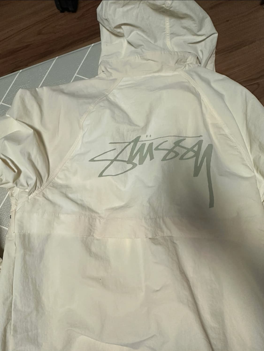 Stussy Wave Dye Beach Shell Jacket Bone 상품이미지3