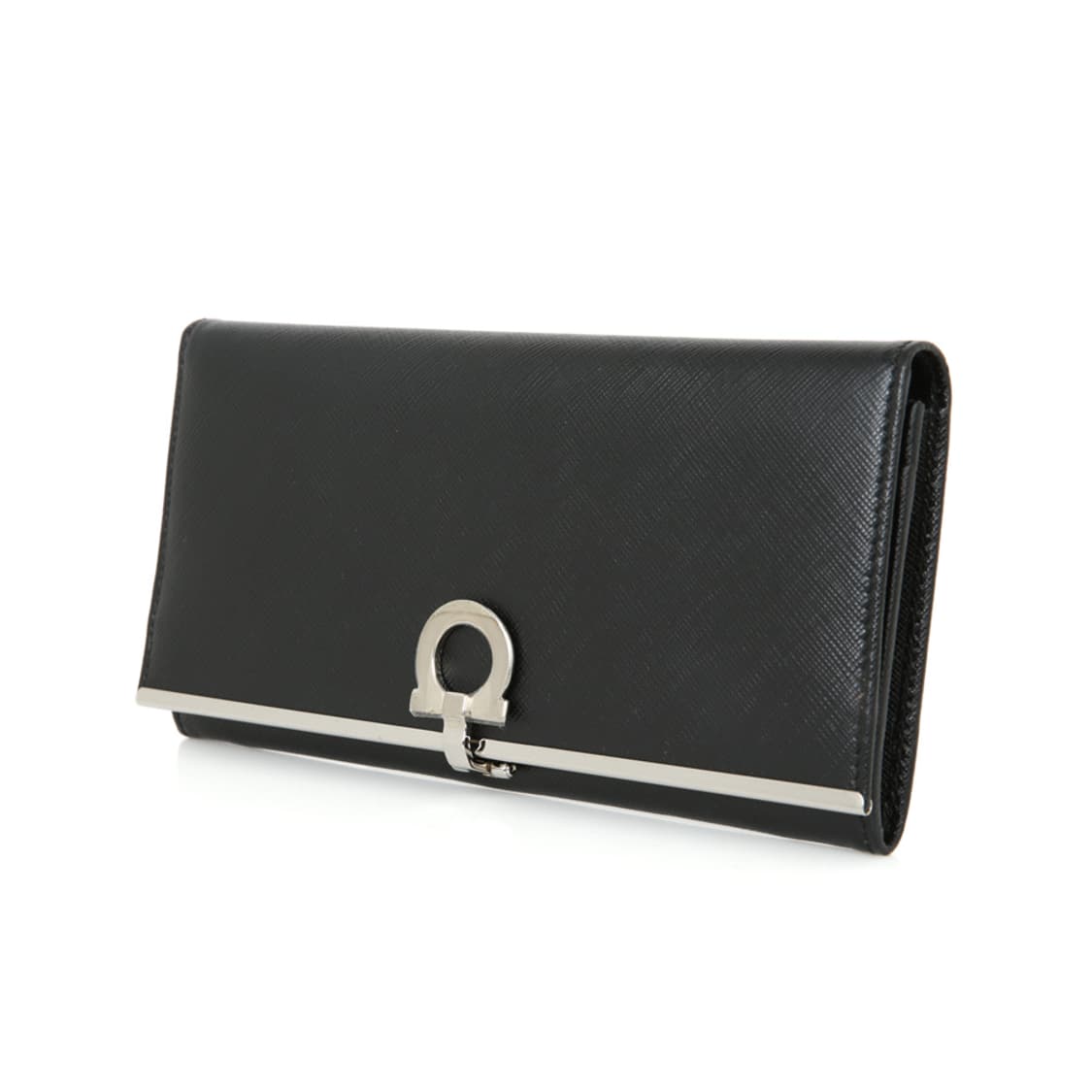 페라가모 간치오 플랩 장지갑 블랙 바라 월렛 22-4633 상품이미지2