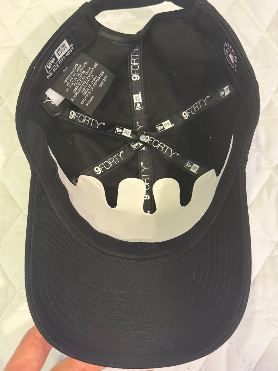 뉴에라 940 언스트럭쳐 블랙 볼캡 모자 상품이미지2