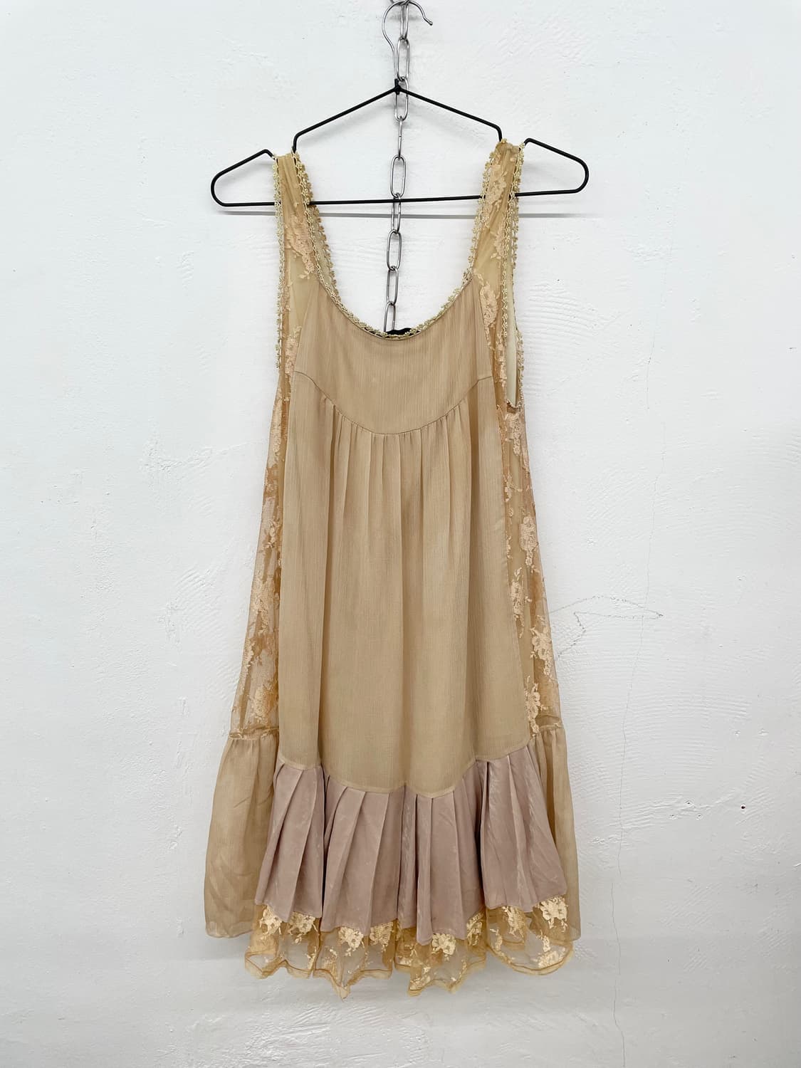 레이스 디테일 버튼 원피스 상품이미지6