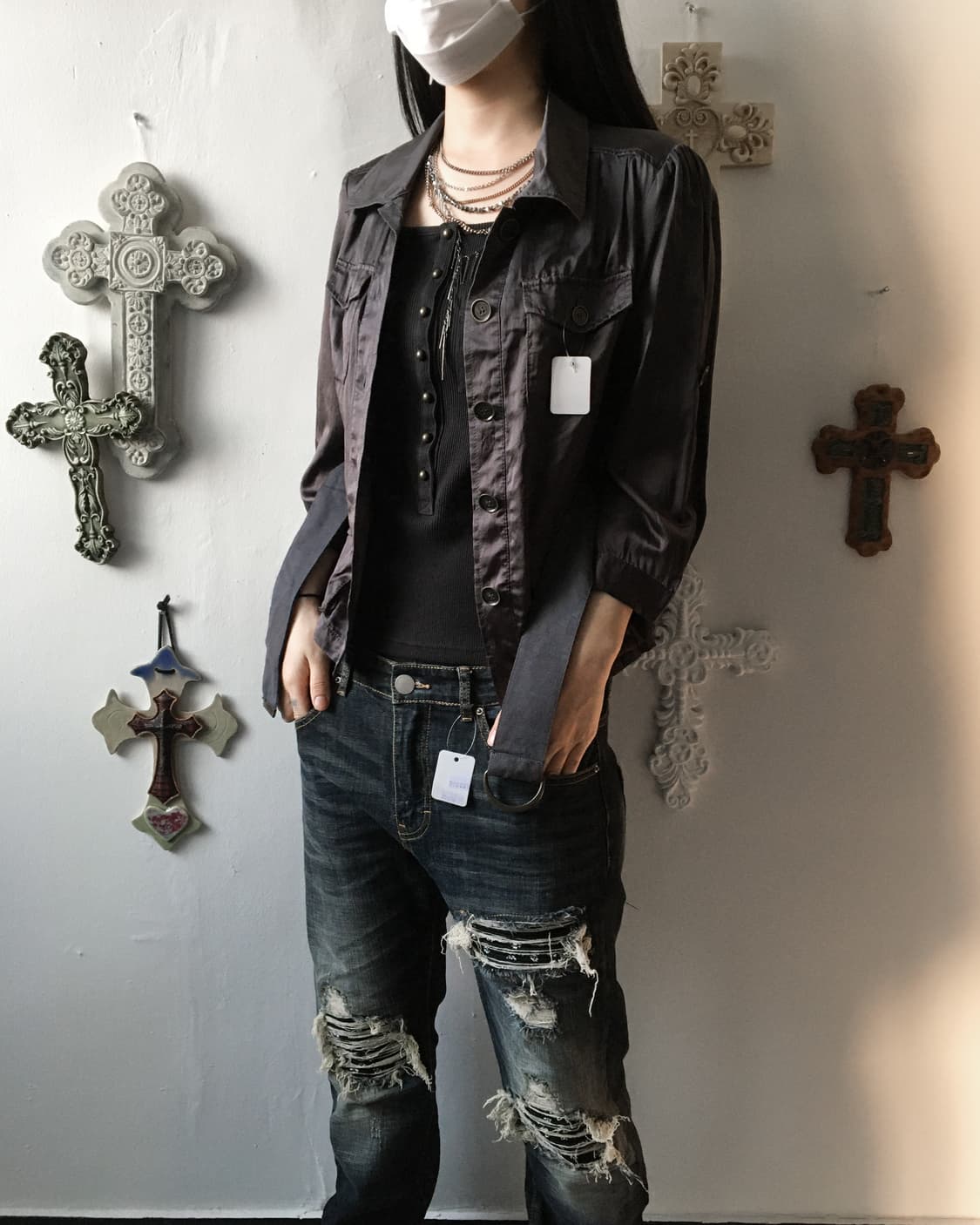 Max & co glossy belted jacket 상품이미지8