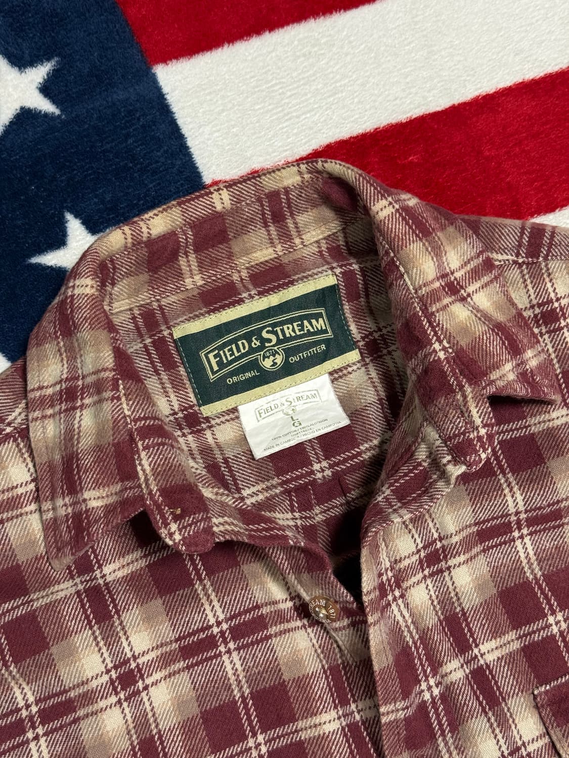 Field&stream flannel shirt필드앤스트림 헤비플란넬셔츠 상품이미지7