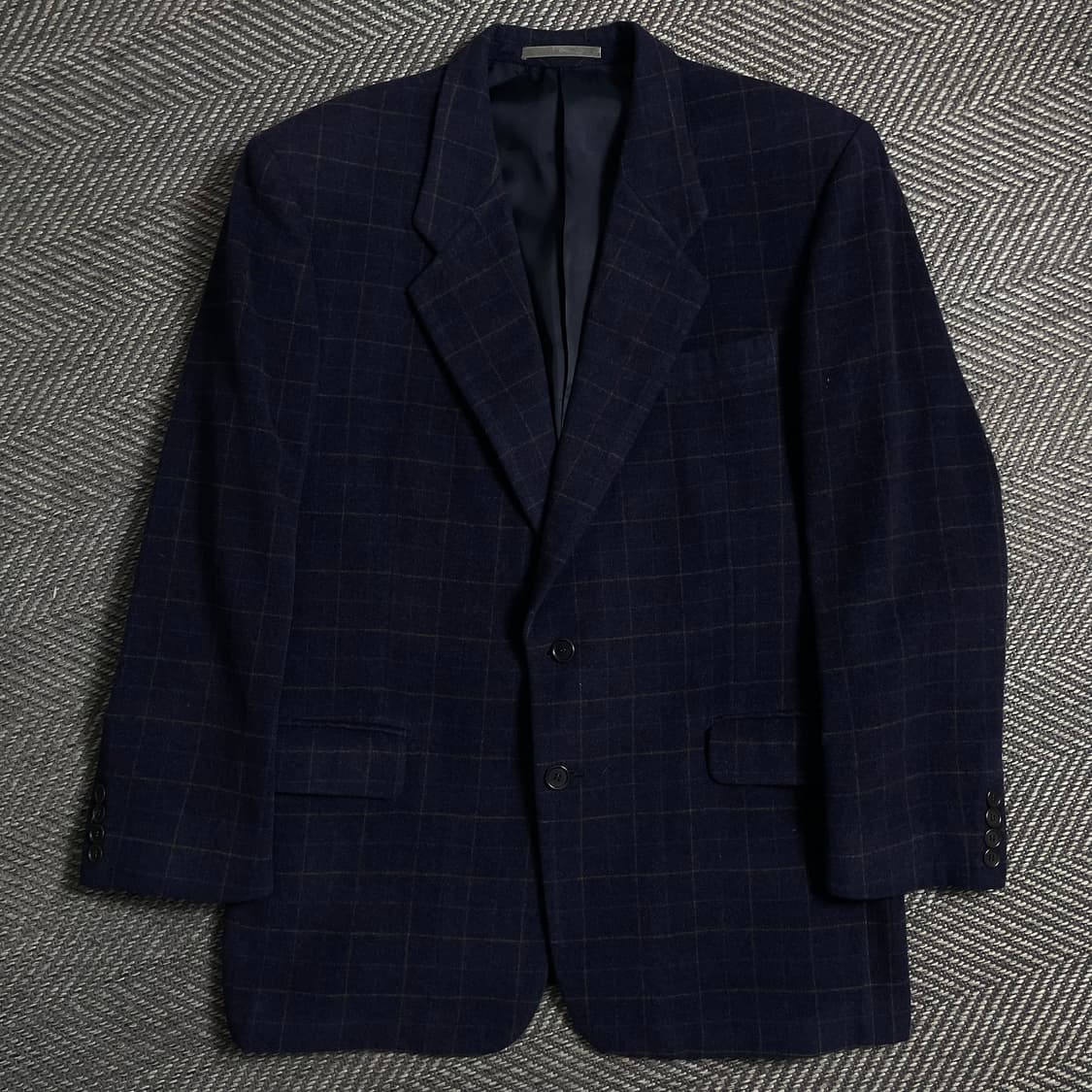 00s 입생로랑 아카이브 체크 패턴 캐시미어 혼방 블레이져o 4950 상품이미지1