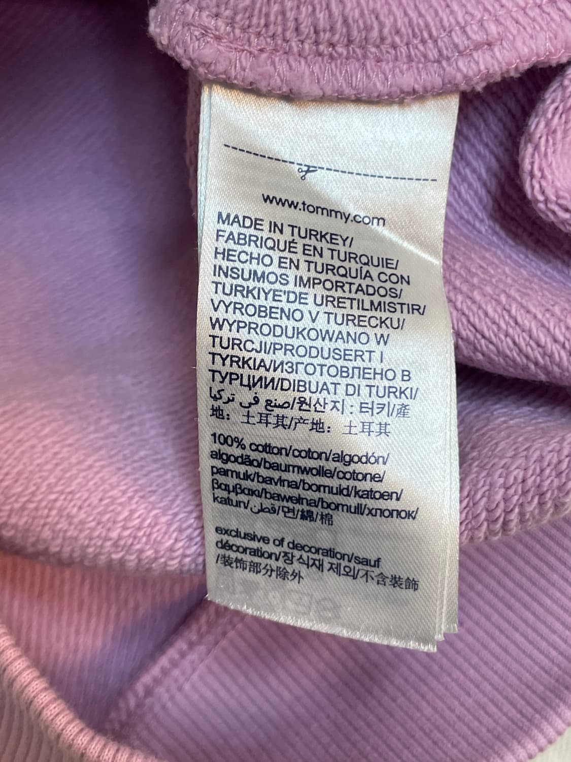 타미힐피거 맨투맨 상품이미지7