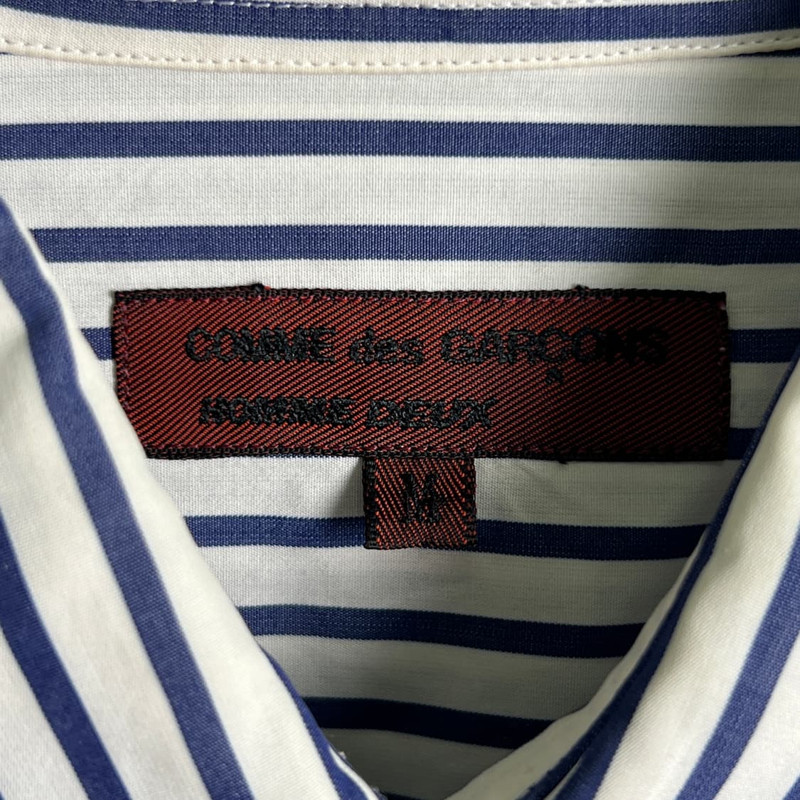 꼼데가르송 옴므 깅엄 체크 셔츠 M 상품이미지4