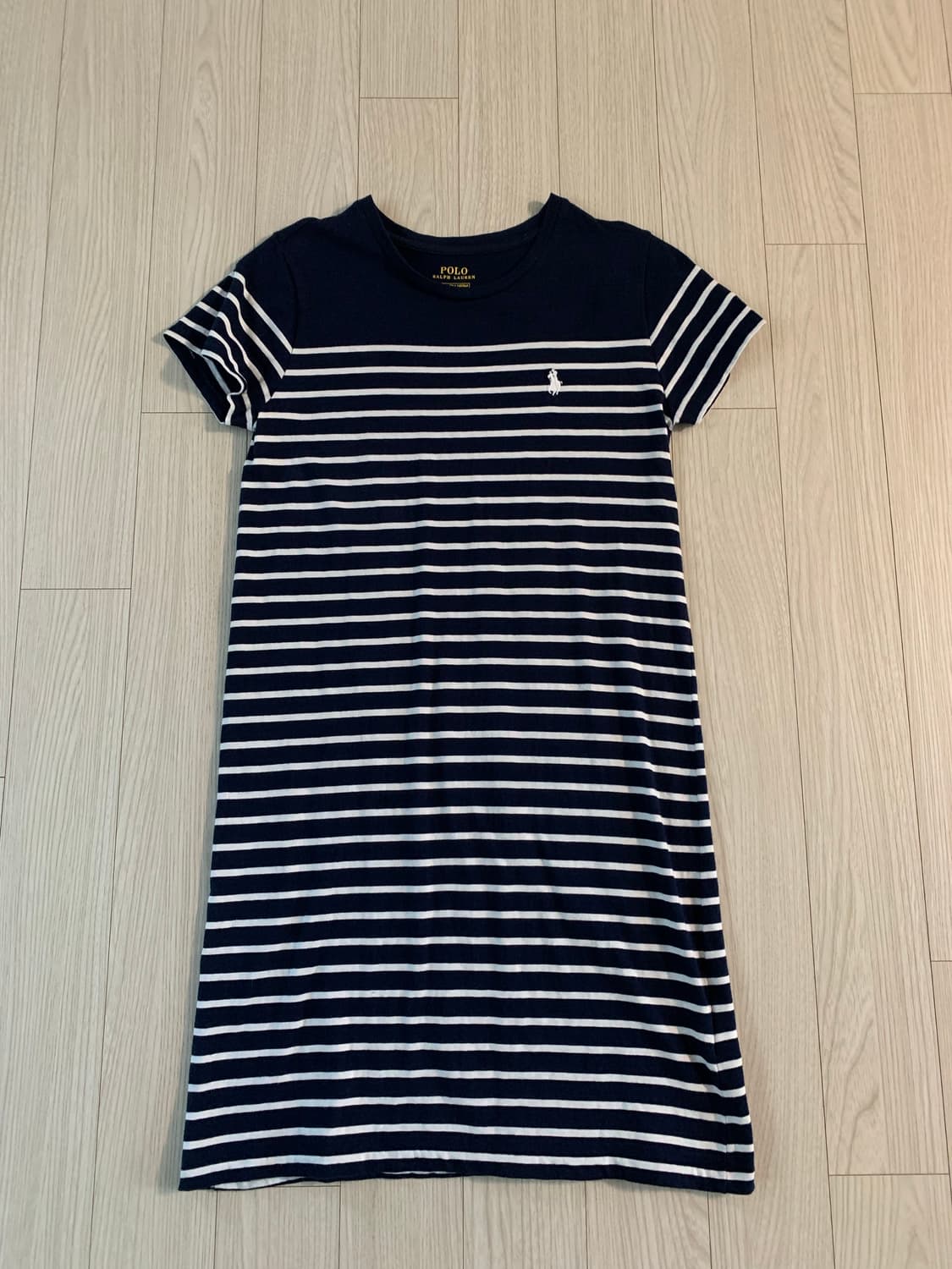 폴로 랄프로렌 스트라이프 반팔 원피스 상품이미지1