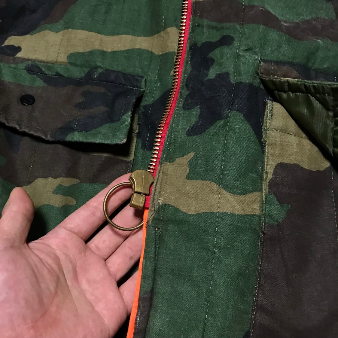 Used 재팬 빈티지 우드랜드 아미카모 리버시블 양면 파카 상품이미지2