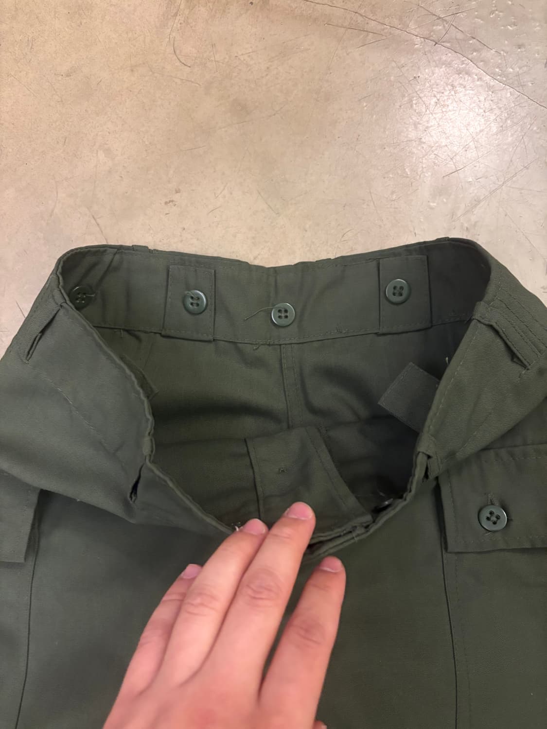 80s 한국군 군복 하의  상품이미지4