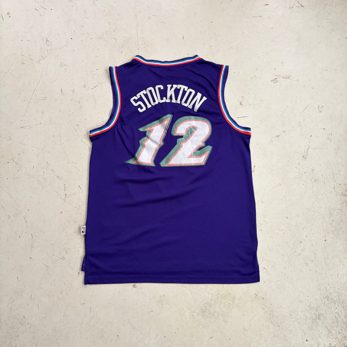 90s 아디다스 NBA 유타 재즈 빈티지 농구져지 유니폼 XL 상품이미지5