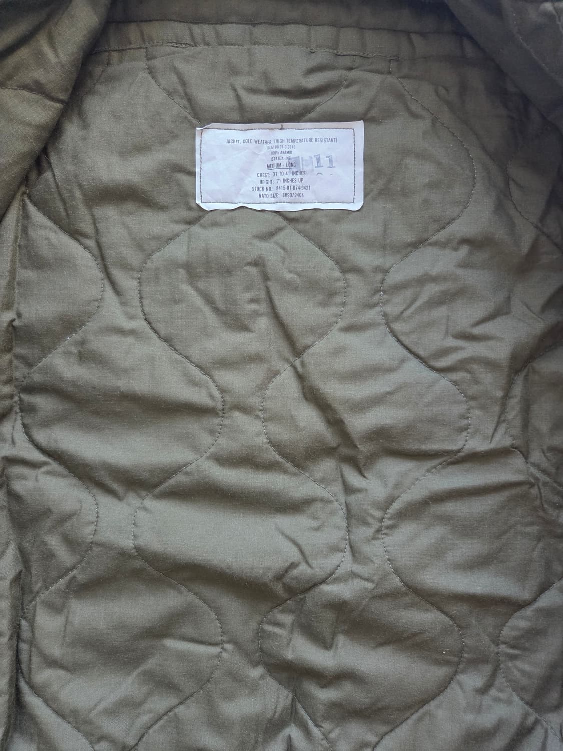 1991 OG CVC 탱커자켓 MEDIUM-LONG 상품이미지5