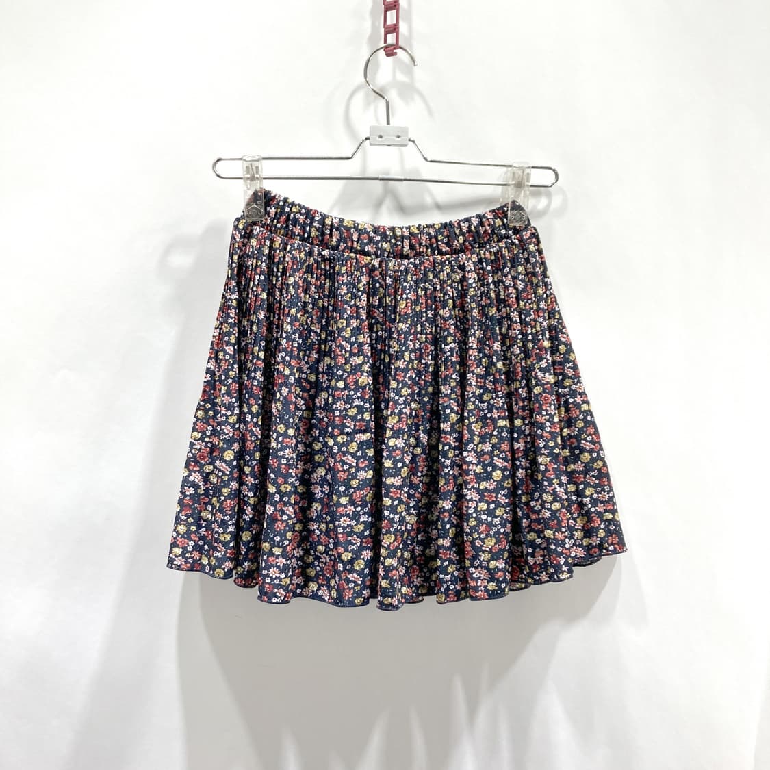 Clizy 클리지 밴딩 플라워 미니 주름스커트 F 상품이미지2