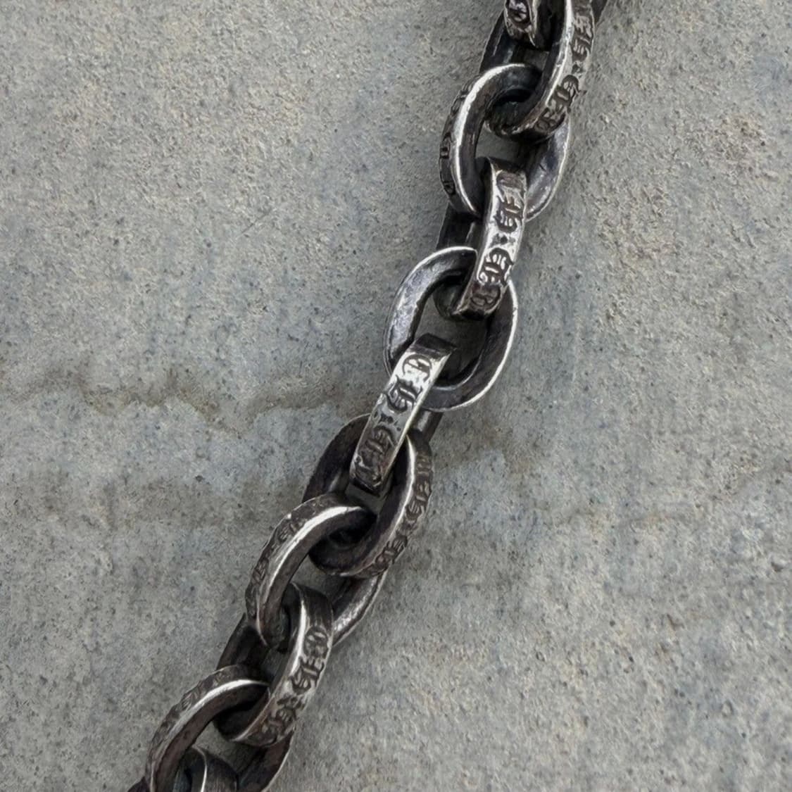 크롬하츠 페이퍼체인 팔찌 8인치 상품이미지2